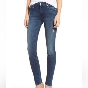 MOTHER DENIM Women's The Looker in Dark Graffiti